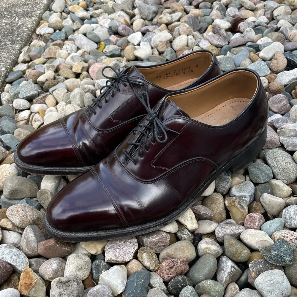 Johnson & Murphy Optima Cap Oxford Dress Shoes‎ - Deep Brown
